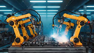 Automated Welding Robots in Action