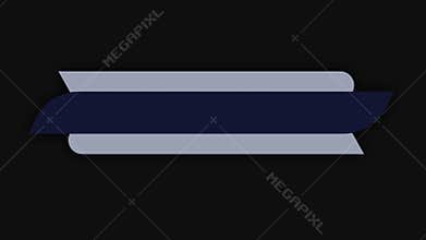 Dynamic lower third animation.