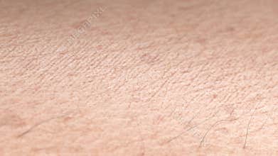 Clean young skin turning old surface macro, 4k looped switch