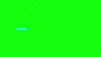 Blue Energy Light Beam Animation on Green Screen Sci-Fi Laser or Power Blast Effect for VFX, Games, and Motion Edits