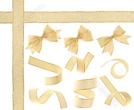 Golden Ribbon (Isolated)