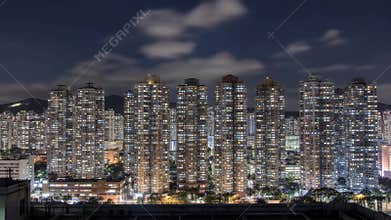 Night Lights Cityscape
