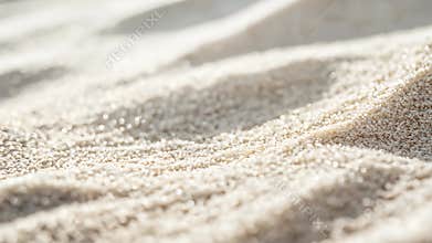 Sand dune texture under sunlight
