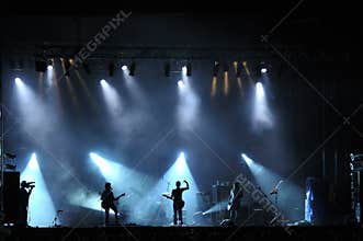Rock concert live