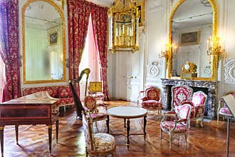 Interior Chateau of Versailles, Paris, France.