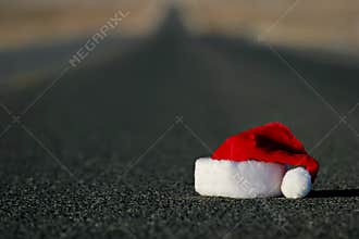 Lost santa hat