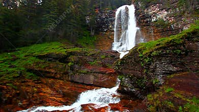Virginia Falls in Montana