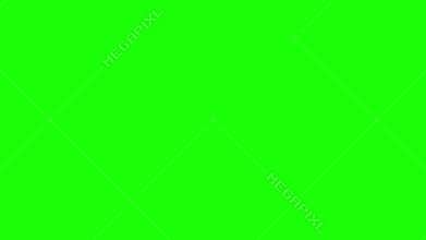 Opening and closing curtain with heart