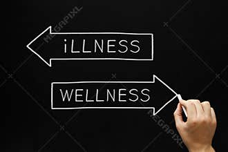 Wellness or Illness Concept