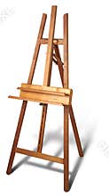 Wooden easel