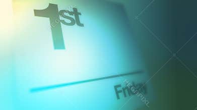 Calendar Days Flipping Loop