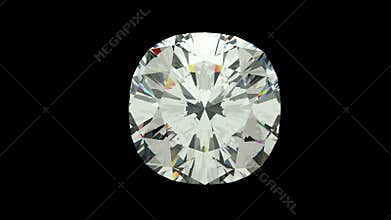 Cushion cut diamond