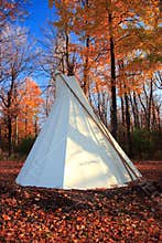 Autumn teepee