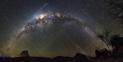 Milky way panorama