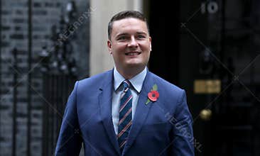 Politicians in Downing street in London.