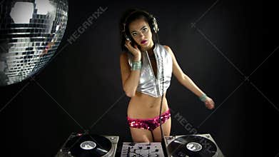 Beautfiul female DJ
