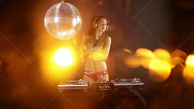 Beautfiul female DJ
