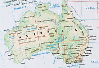 Map of Australia