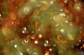 Green & Copper Blur Background