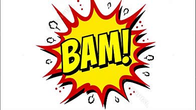 BAM! Comic Book Style Explosion Graphic