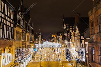 Chester at night