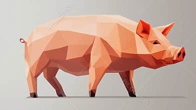 Low-Poly Pig
