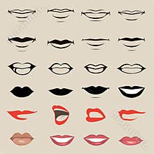 Vector lips