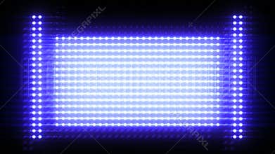 Shiny light wall, 3d animation