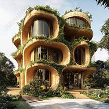 Innovative Architecture Showcases Sustainable Living in a Smart City Designed for a Zero Emission Future Generative AI