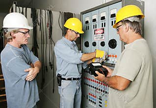 Electrical Team at Work