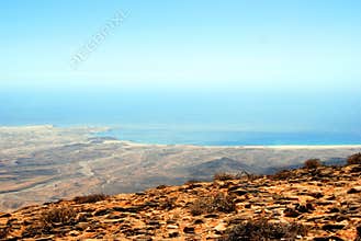 Seashore of Oman nearby Salalah, landscape