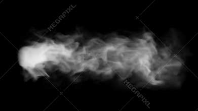 Smoke drift , stock footage