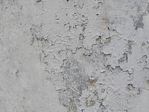 Abstrack old white wall with peeling paint weathered texture background