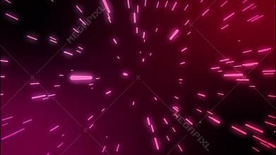 Abstract background with glowing flying neon lines