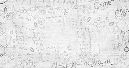 Hand - drawn Chemistry Concepts Background