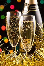 New year champagne