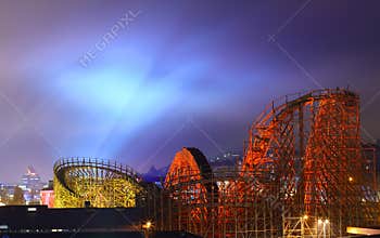 Wooden Roller Coaster