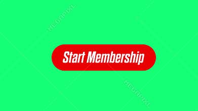 Start Membership Red Icon Animation – Green Screen Motion Graphic for Web and Promo Use
