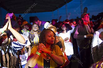 Fans at Safaricom Jazz Festival