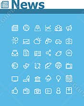 News icon set