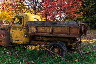 Antique Truck and Autumn Colors