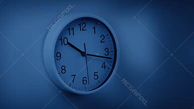 Paranormal Shadows Moving Over Clock In The Dark