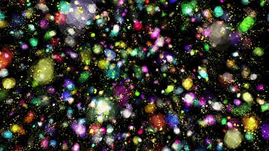 Abstract music particals