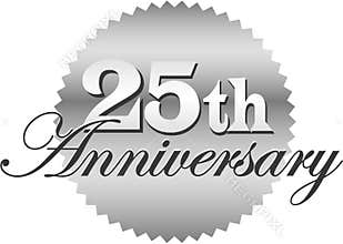 25th Anniversary Seal/eps