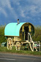 Old gypsy caravan