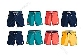 Set of Men\'s Boardshorts in Various Colors