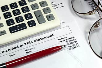 Vintage Statement of Account