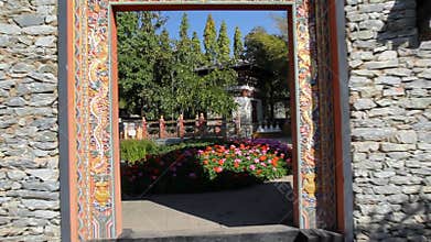 Arch architecture of Bhutan.