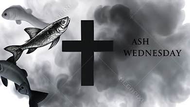 Ash Wednesday Cross with Ashes