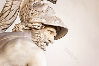 Menelaus supporting the body of Patroclus